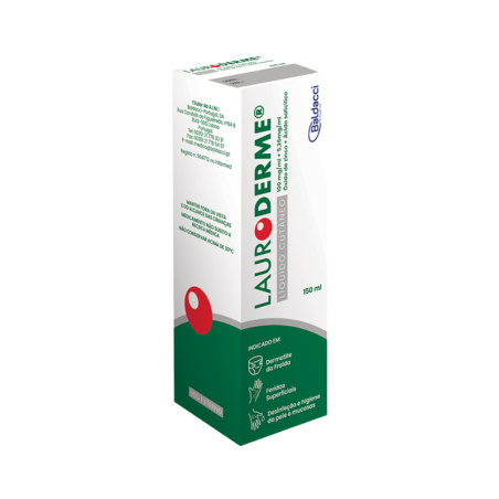 Lauroderme 100mg/ml + 5,26mg/ml Solution Cutanée 150ml