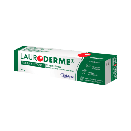 Lauroderme 95mg/g + 5mg/g Pâte Cutanée 100g