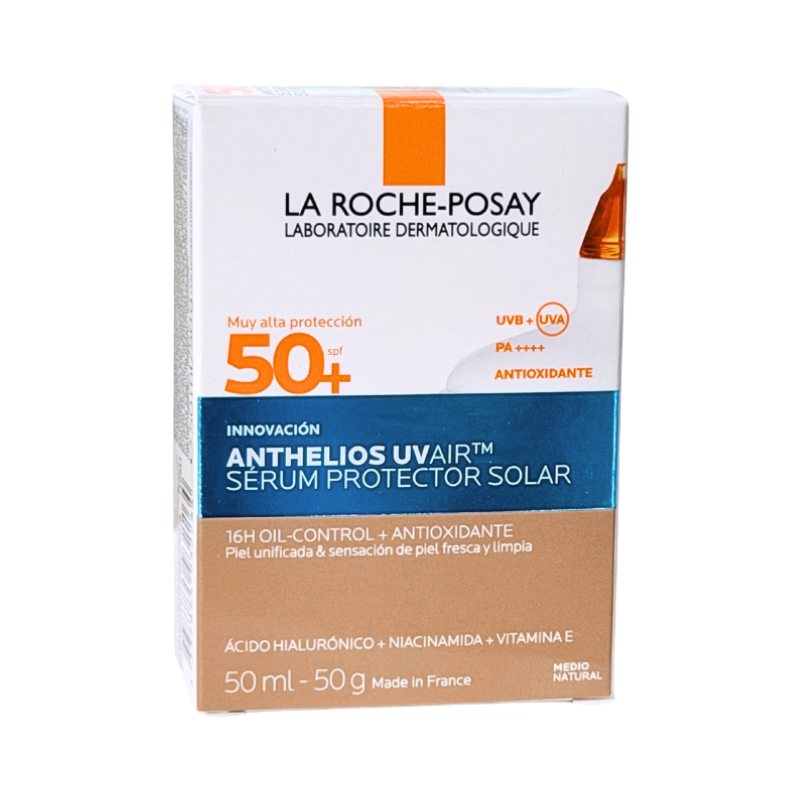 La Roche-Posay Anthelios UVAir Sérum Protector Solar Con Color SPF50+ Medio 50ml