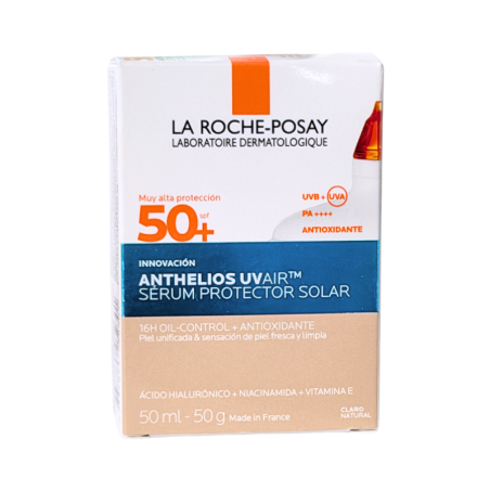La Roche-Posay Anthelios UVAir Sérum Protector Solar Con Color SPF50+ Claro 50ml