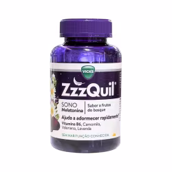 Vicks ZzzQuil Sueño Frutos del Bosque 60 gummies