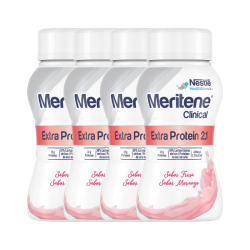 Meritene Extra Protein 2.1 Strawberry 4x200ml