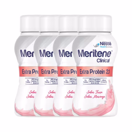 Meritene Extra Protein 2.1 Morango 4x200ml