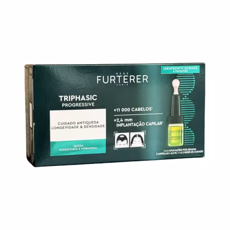 René Furterer Triphasic Progressive Antiqueda 8 ampolas