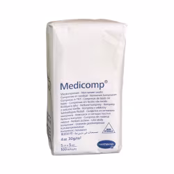 Medicomp Compresas No Tejidas No Estériles 5x5cm 100 unidades