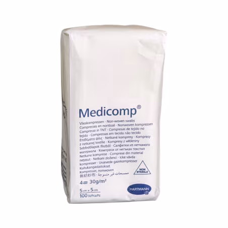 Medicomp Compressas não Tecido não Estéril 5x5cm 100 unidades