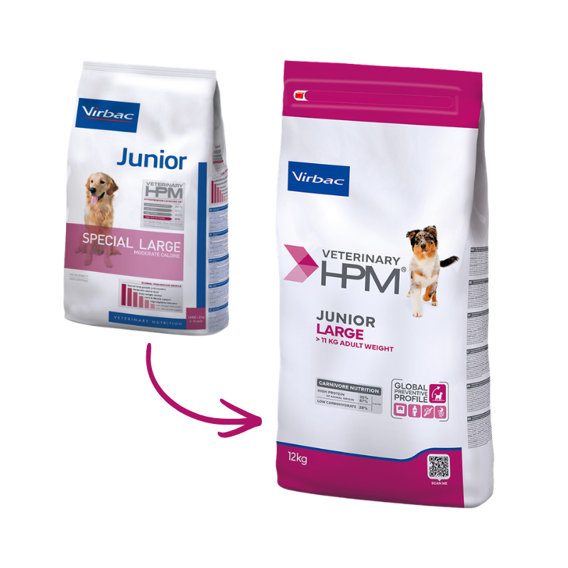Virbac Veterinary HPM Junior Large Perro 12kg