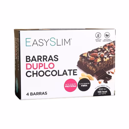 EasySlim Barras Duplo Chocolate 4x42g