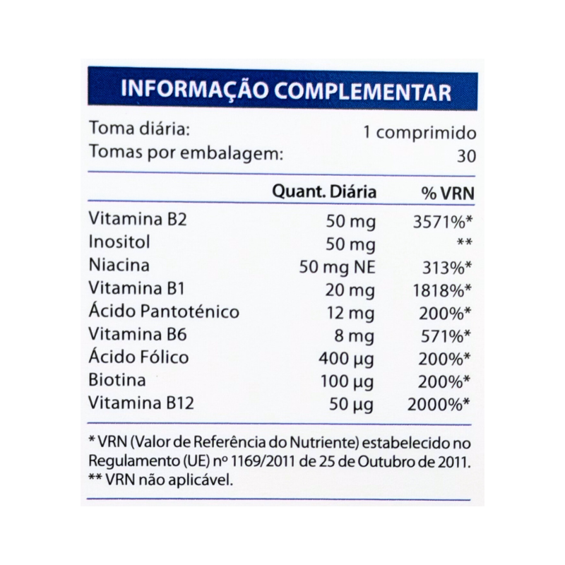 Absorvit Complexo B 30 comprimidos