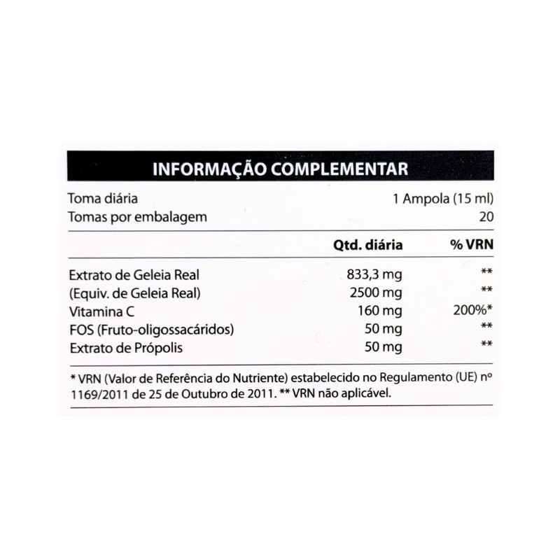 Absorvit Royal Jelly 2500mg Strong 20 ampoules