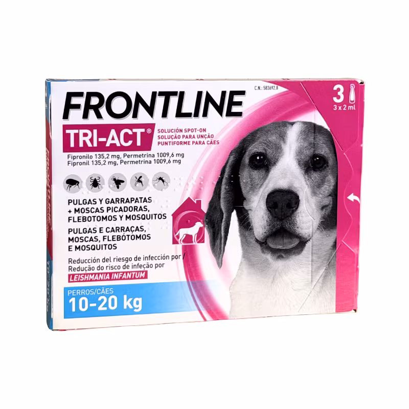 Frontline Tri-Act 10-20kg 3 pipettes