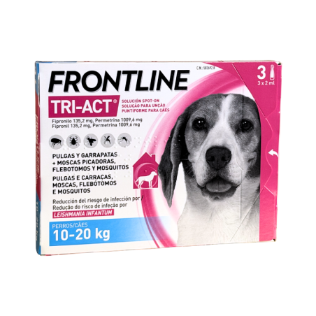Frontline Tri-Act 10-20kg 3 pipetas