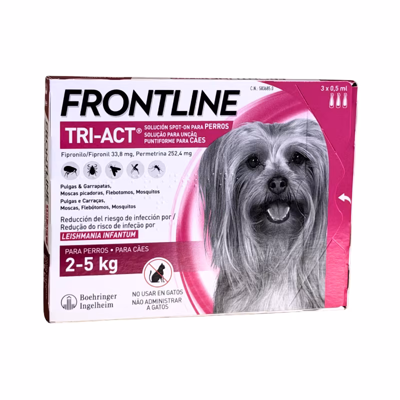 Frontline Tri-Act 2-5kg 3 Pipettes