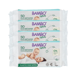 Bambo Nature Lingettes Premium 4x50 unités