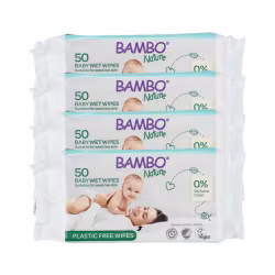 Bambo Nature Premium Wipes 4x50 units