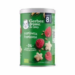 Gerber Organic Puffs Frambuesa 8m+ 35g
