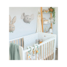 Saro Cotton Bunnies Decoração de Parede Infantil Coelho