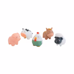 Saro Funny Farm Juguetes de Baño 5 unidades