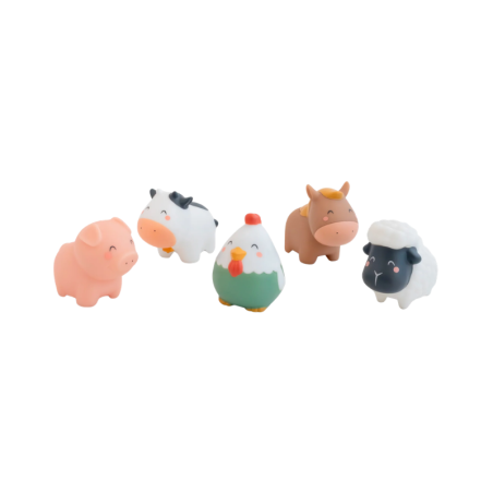 Saro Funny Farm Brinquedos de Banho 5 unidades