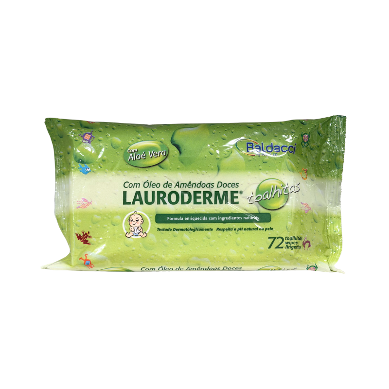 Lauroderme Toalhitas 72 unidades