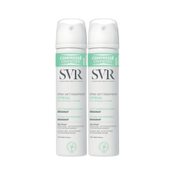 SVR Spirial Desodorizante Antitranspirante Intenso Spray 2x75ml