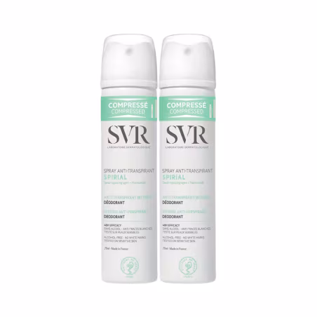 SVR Spirial Deodorant Intense Anti-Perspirant Spray 2x75ml