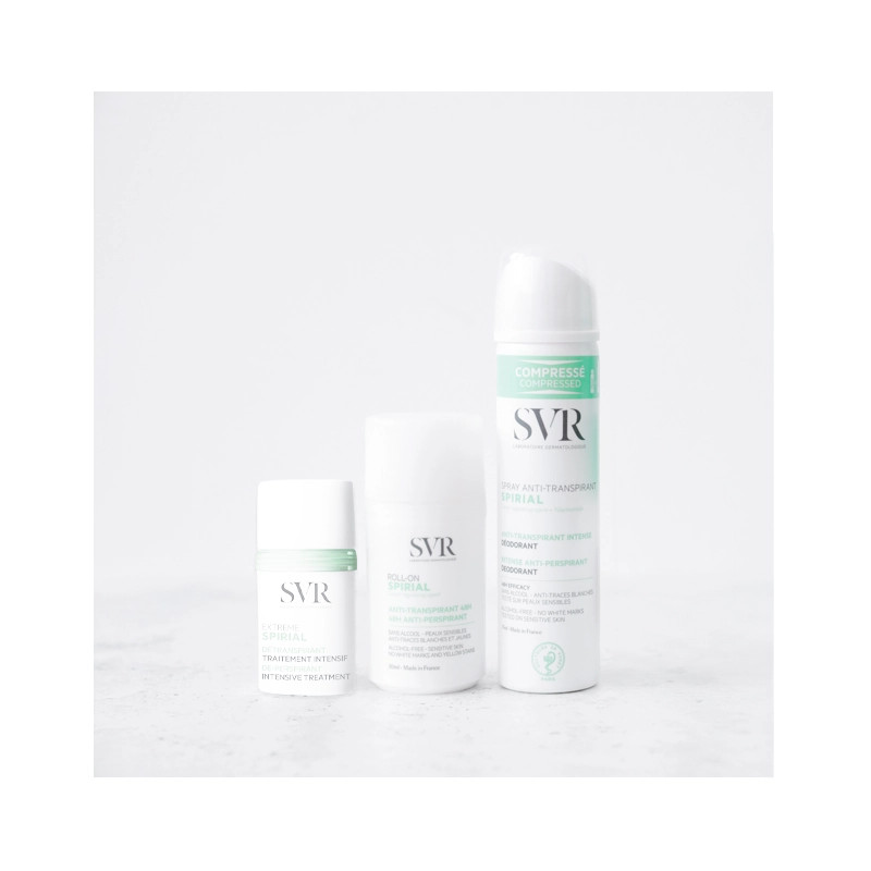 SVR Spirial Desodorizante Antitranspirante Intenso Spray 2x75ml