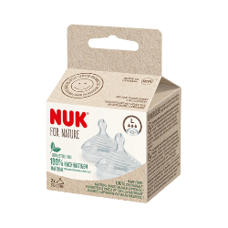 Nuk For Nature Tetina Silicone L 2 unidades