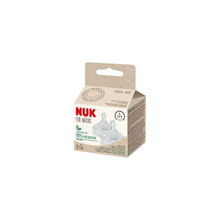 Nuk For Nature Tétine en Silicone L 2 unités