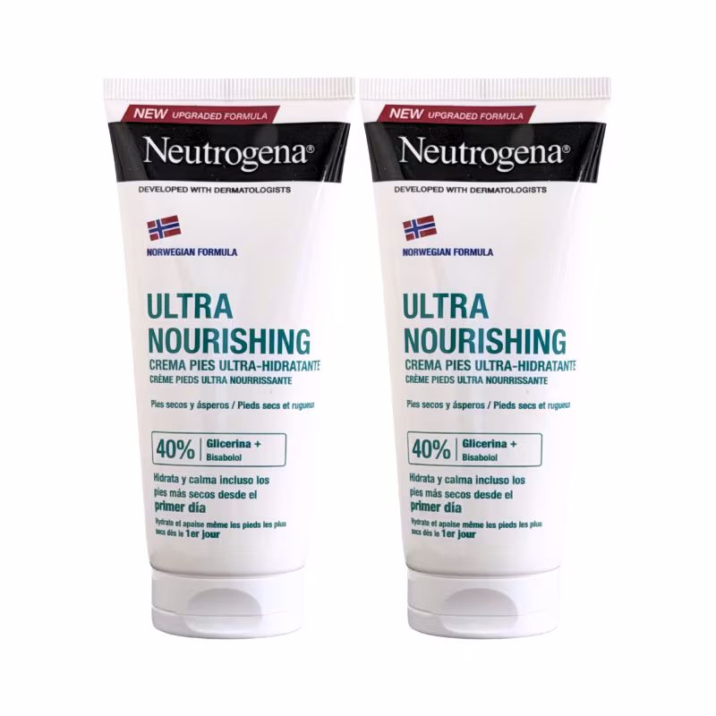 Neutrogena Ultra Nourishing Creme Pés Ultra Hidratante 2x100ml