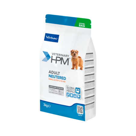 Virbac Veterinary HPM Adult Neutered Small & Toy Chien 3kg