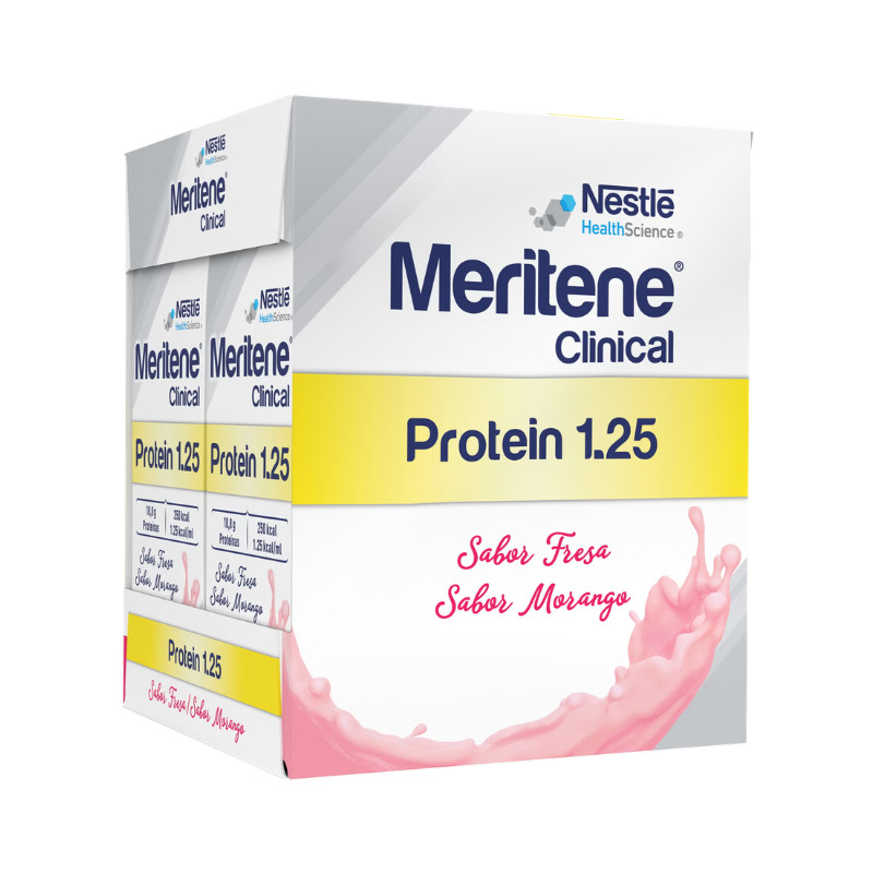 Meritene Clinical Protein 1.25 Morango 4x200ml