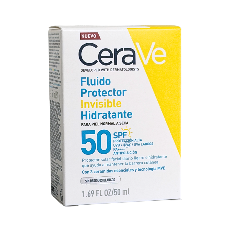 CeraVe Fluido Protetor Invisível Hidratante FPS50 50ml