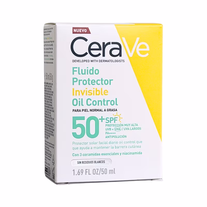 CeraVe Invisible Dry Touch Fluid Sunscreen SPF50+ 50ml