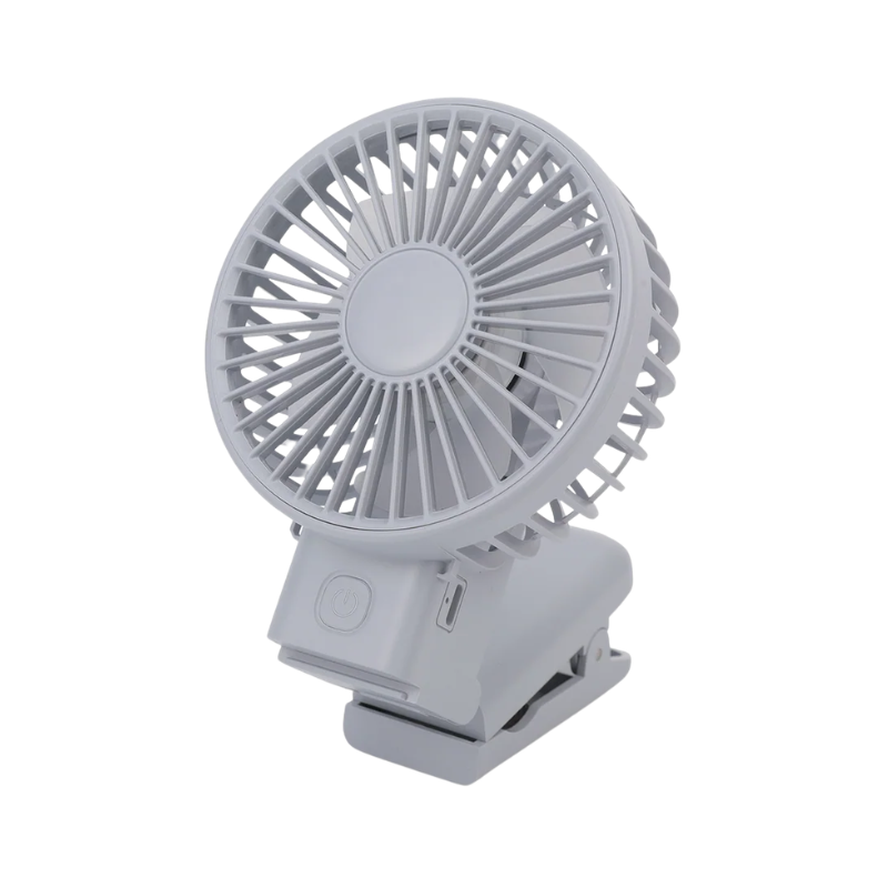 Saro Multi-Grip Portable Fan Gray