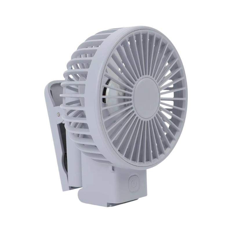 Saro Multi-Grip Portable Fan Gray