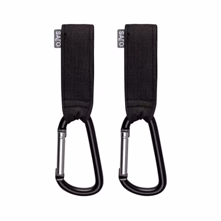 Saro Multi-Cabide com Mosquetão Preto