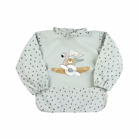 Saro Waterproof Bib with Sleeves Little Explorers
