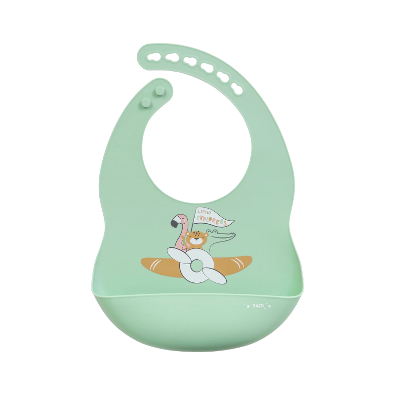Saro Party Babero de Silicona Aircraft Explorers