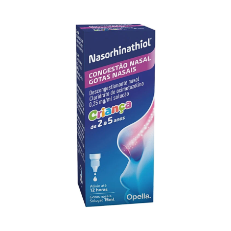 Nasorhinathiol 0,25 mg/ml Gotas Nasales 15ml