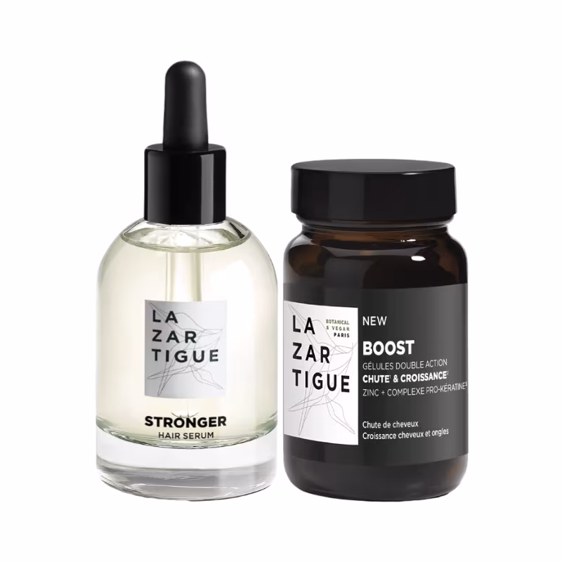 Lazartigue Stronger Sérum Anti-Chute Fortifiant + Boost Pack