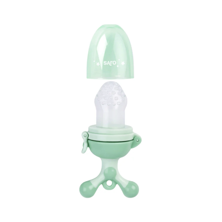 Saro Aliment-Up Distributeur en Silicone Menthe
