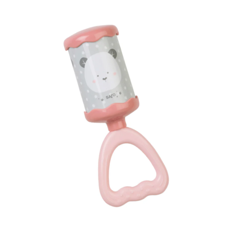 Saro Chocalho Musical Vintage Rosa