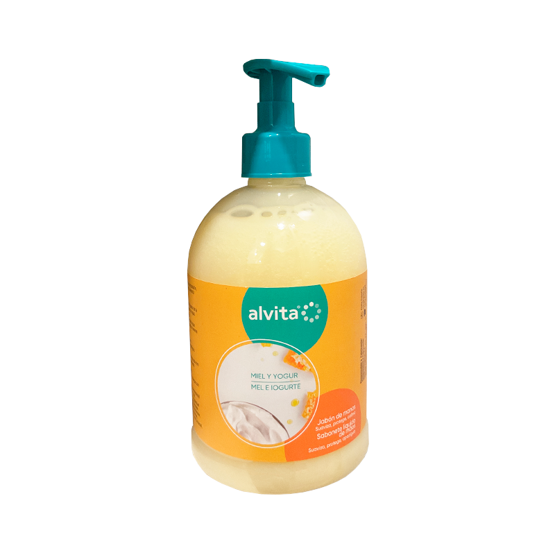 Alvita Jabón de Manos Miel y Yogur 500ml