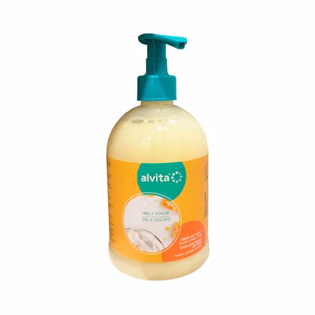 Alvita Savon Mains Miel et Yaourt 500ml