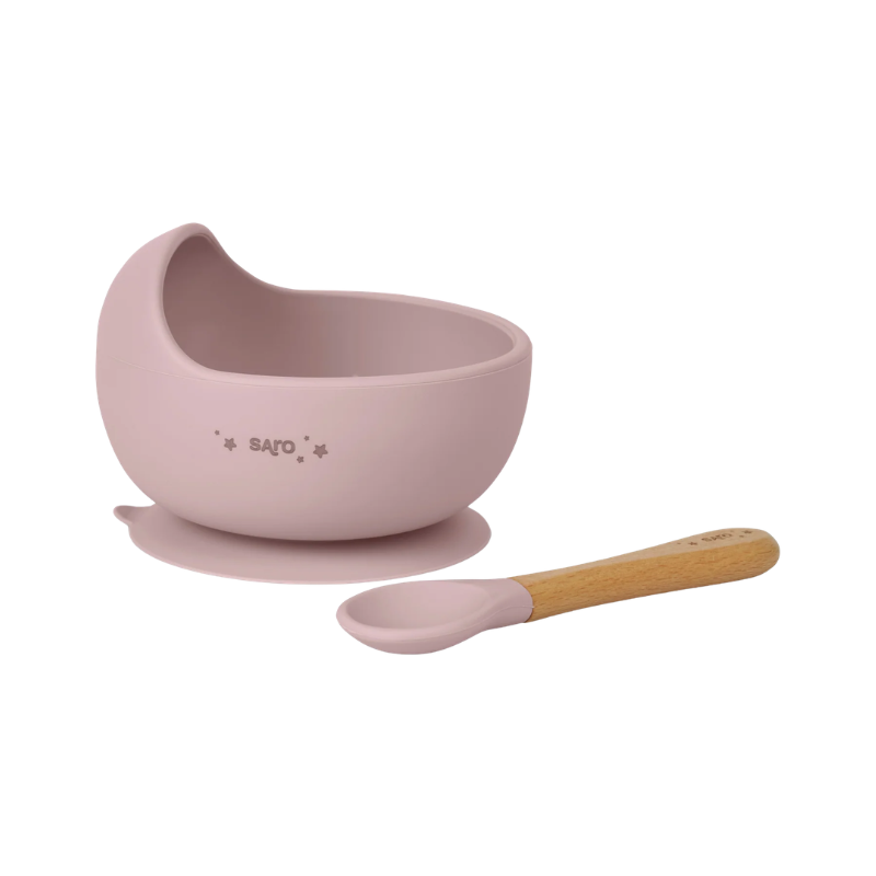 Saro Nordic Wave Feeding Set Pink