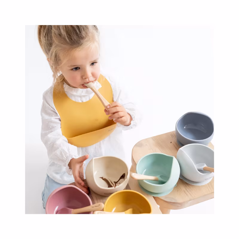 Saro Nordic Wave Feeding Set Pink
