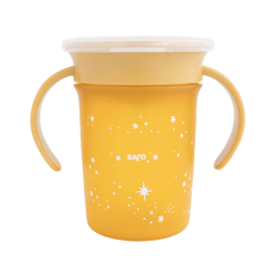 Saro Amazing Cup Gobelet Anti-Goutte 360° Moutarde