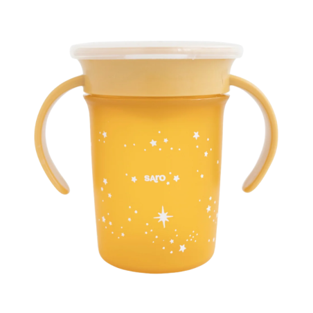 Saro Amazing Cup Anti-Spill 360° Mustard