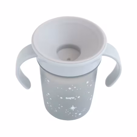 Saro Amazing Cup Copo Antigotas 360° Cinzento